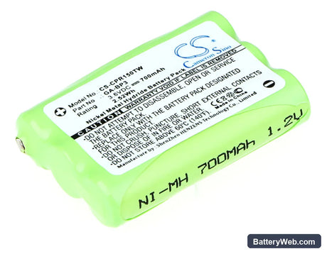 Switel WTF8000 Replacement Battery, 3.6V, 700mAh, Ni-MH 1