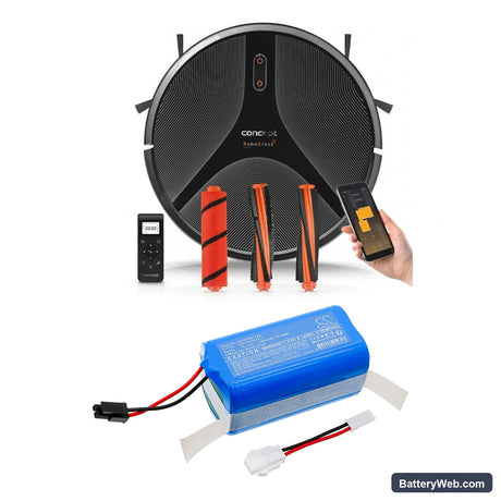 Concept VR2020 Replacement Battery, 14.4V, 2600mAh, Li-ion 6