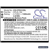 Coolpad Snap Replacement Battery, 3.7V, 1300mAh, Li-ion 3