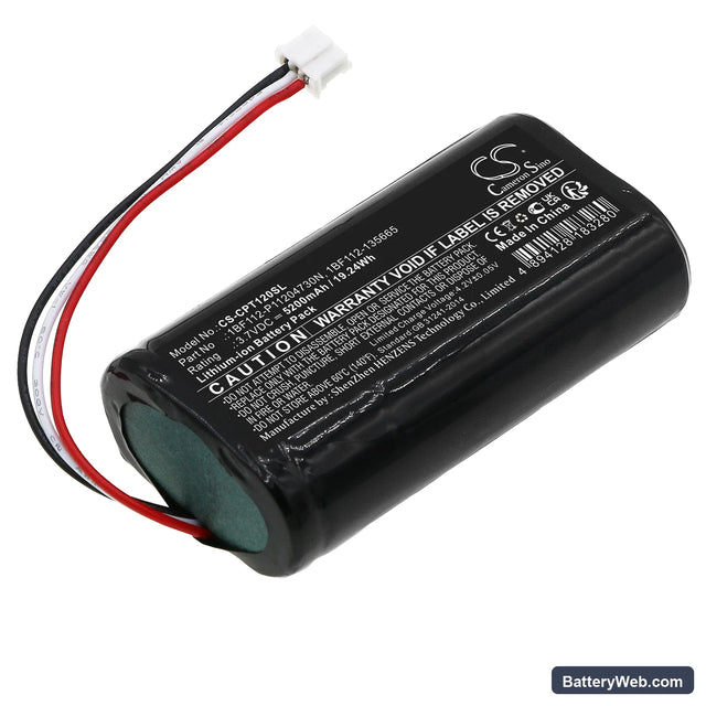 CalAmp TTU-1200 Replacement Battery, 3.7V, 5200mAh, Li-ion 1