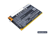 Coolpad Modena Replacement Battery, 3.8V, 2400mAh, Li-Polymer 3