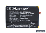 Coolpad Modena Replacement Battery, 3.8V, 2400mAh, Li-Polymer 5