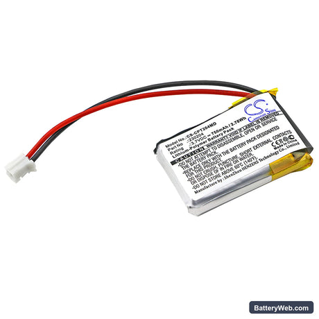 Celltreat Pipet Controller Replacement Battery, 3.7V, 750mAh, Li-Polymer 1