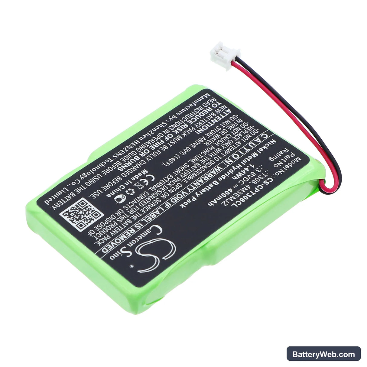 Vodafone H20 Replacement Battery, 3.6V, 400mAh, Ni-MH 2
