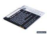 Coolpad V1 Replacement Battery, 3.8V, 2900mAh, Li-ion 3