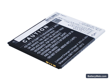 Coolpad V1 Replacement Battery, 3.8V, 2900mAh, Li-ion 3