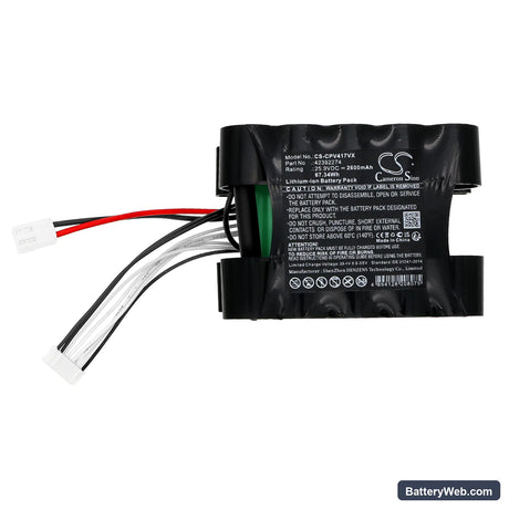 Concept VP4170 Replacement Battery, 25.9V, 2600mAh, Li-ion 3
