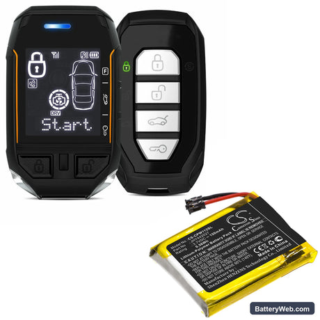 Compustar Pro RFX T2 Replacement Battery, 3.7V, 150mAh, Li-Polymer 6
