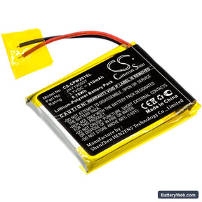 Compustar 2W901R-SS Replacement Battery, 3.7V, 210mAh, Li-Polymer 1
