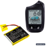 Compustar 2W901R-SS Replacement Battery, 3.7V, 210mAh, Li-Polymer 5