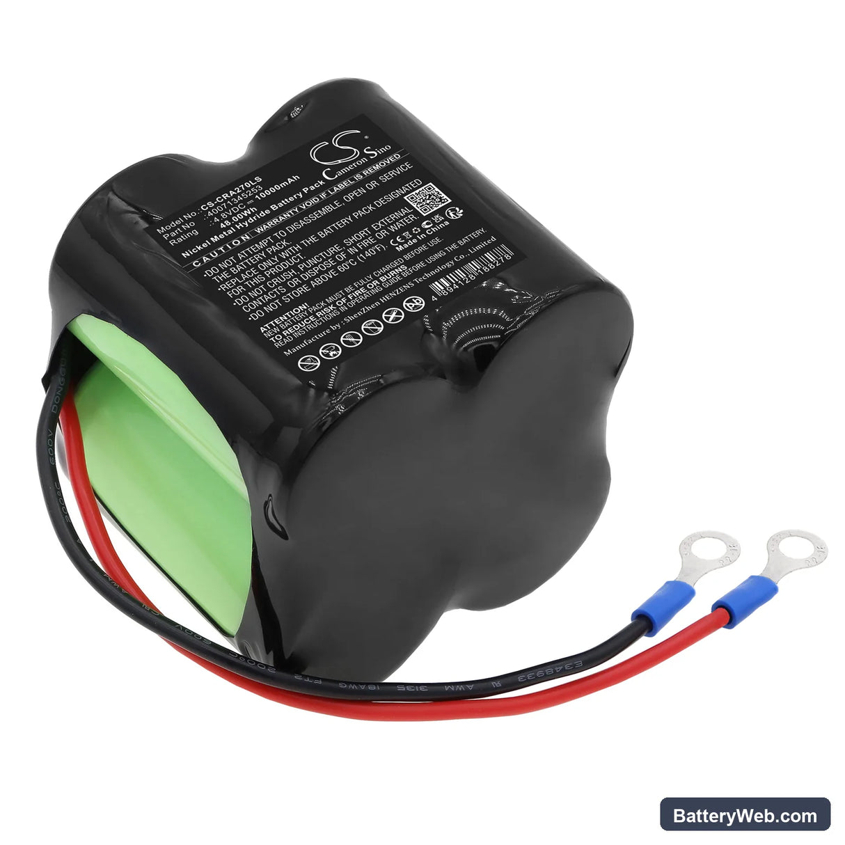 Ceag W270 Replacement Battery, 4.8V, 10000mAh, Ni-MH 1