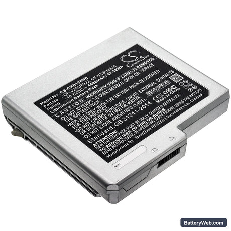Panasonic Toughbook CF-B10 Replacement Battery, 10.8V, 4400mAh, Li-ion 1
