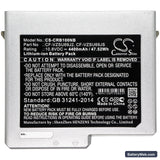 Panasonic Toughbook CF-B10 Replacement Battery, 10.8V, 4400mAh, Li-ion 3