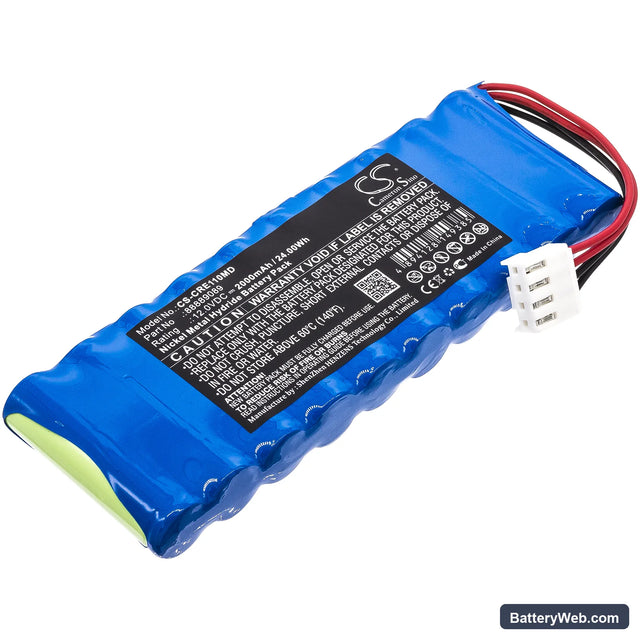 Carewell ECG-1101 Replacement Battery, 12V, 2000mAh, Ni-MH 1