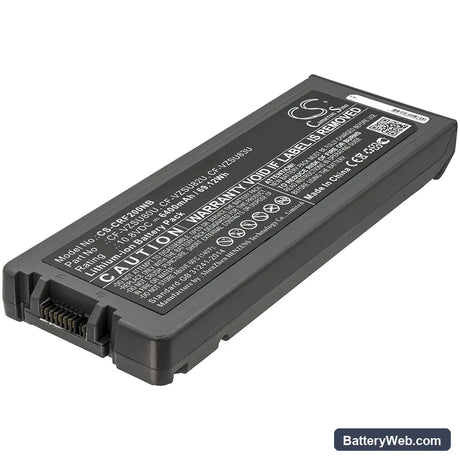 Panasonic Toughbook CF-C2 MK1 Replacement Battery, 10.8V, 6400mAh, Li-ion 1
