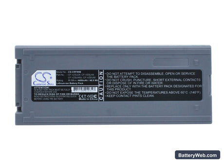 Panasonic Toughbook CF19 Replacement Battery, 11.1V, 4400mAh, Li-ion 5
