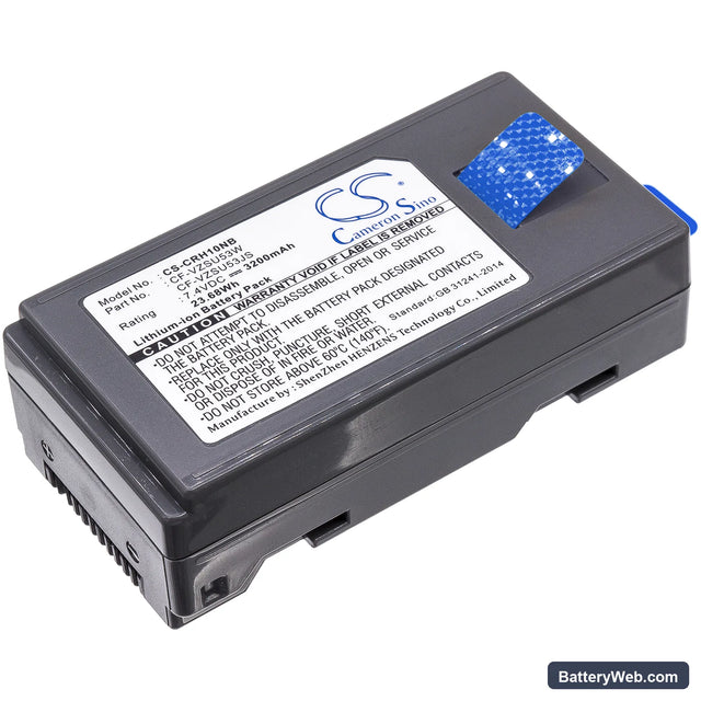 Panasonic CF-U1 Replacement Battery, 7.4V, 3200mAh, Li-ion 1