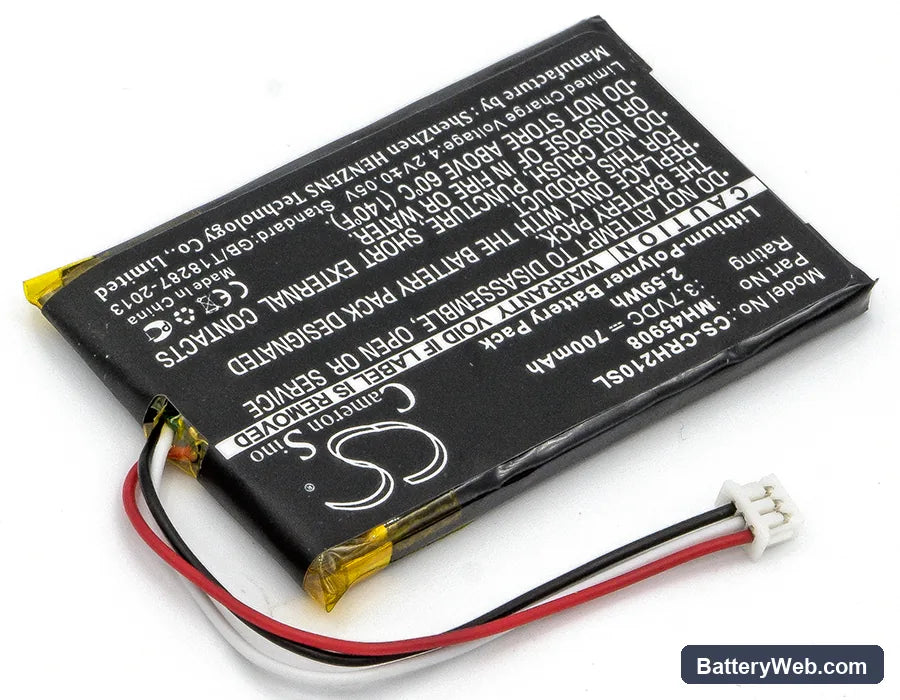 Opus Opus X Replacement Battery, 3.7V, 700mAh, Li-Polymer 2