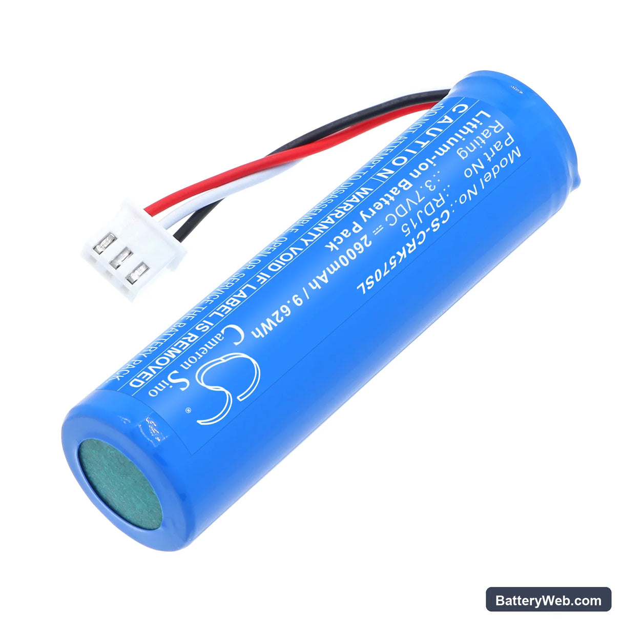 Corsair K57 RGB Wireless Gaming Keyboard Replacement Battery, 3.7V, 2600mAh, Li-ion 2