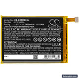 Crosscall Trekker M1 Replacement Battery, 3.8V, 2900mAh, Li-Polymer 3