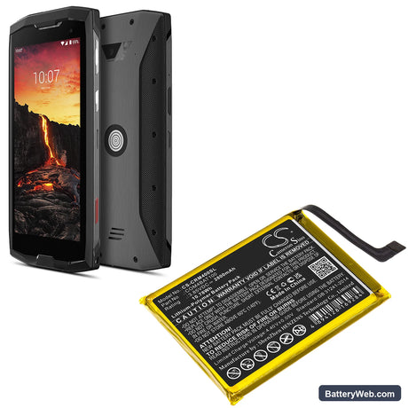Crosscall Core M4 Replacement Battery, 3.85V, 2800mAh, Li-Polymer 5