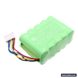 Codan Argus 606 S Syringe Pump Replacement Battery, 12V, 2000mAh, Ni-MH 2