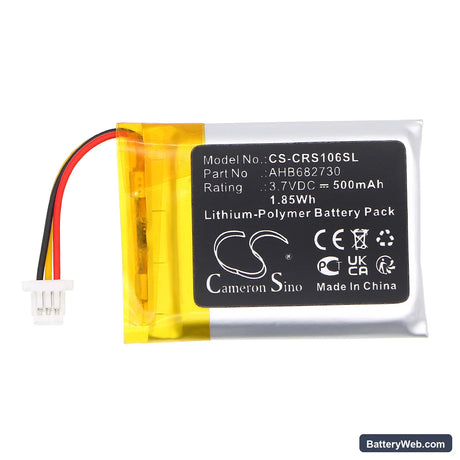 Corsair RGP0106 Replacement Battery, 3.7V, 500mAh, Li-Polymer 3