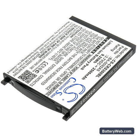 CipherLab RS30 Replacement Battery, 3.7V, 2500mAh, Li-ion 2