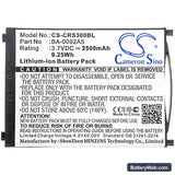 CipherLab RS30 Replacement Battery, 3.7V, 2500mAh, Li-ion 5