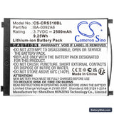 CipherLab RS31 Replacement Battery, 3.7V, 2500mAh, Li-ion 5
