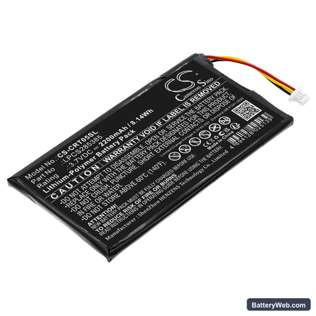 Creative Zen Vision M 30GB Replacement Battery, 3.7V, 2200mAh, Li-Polymer 1