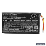 Creative Zen Vision M 30GB Replacement Battery, 3.7V, 2200mAh, Li-Polymer 3
