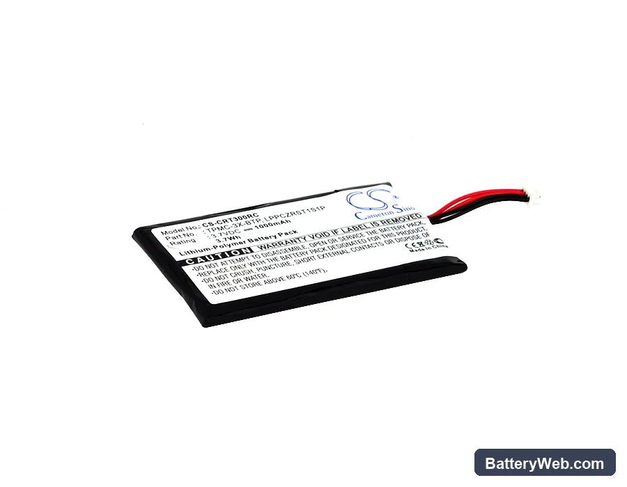Crestron TPMC-3X Touchpanel Replacement Battery, 3.7V, 1000mAh, Li-Polymer 1