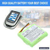 Crestron MT-500C Replacement Battery, 4.8V, 700mAh, Ni-MH 1