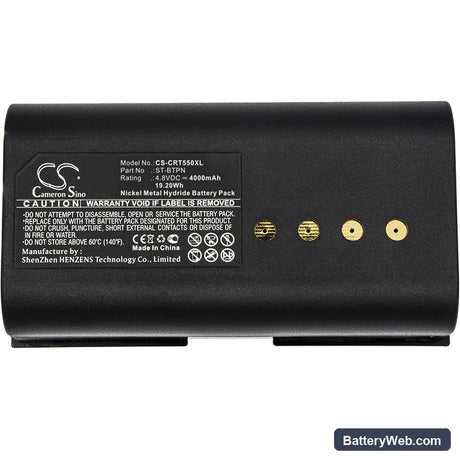 Crestron SmarTouch 1550 Replacement Battery, 4.8V, 4000mAh, Ni-MH 5