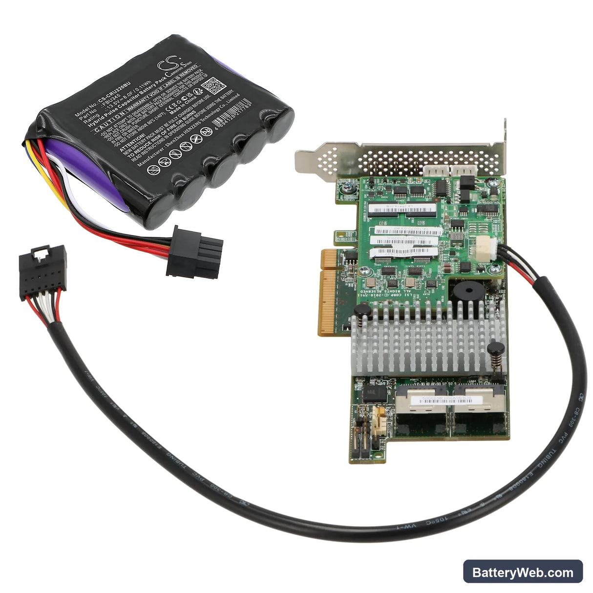 Cisco 9265CV Replacement Battery, 13.5V, 8F, HPC 6