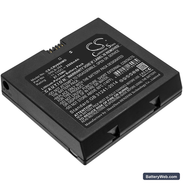 Carejoy V7 Replacement Battery, 11.1V, 2500mAh, Li-Polymer 1