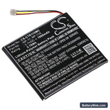 Casio TR Mini Replacement Battery, 3.7V, 1000mAh, Li-Polymer 1