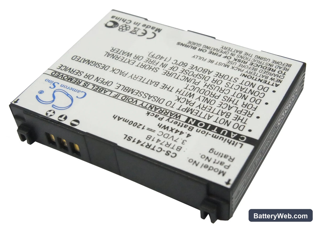 Verizon GzOne C731 ROCK Replacement Battery, 3.7V, 1200mAh, Li-ion 2
