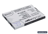 Casio GzOne Commando C771 Replacement Battery, 3.7V, 1700mAh, Li-ion 3