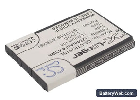 Casio GzOne Ravine 2 Replacement Battery, 3.7V, 1250mAh, Li-ion 1