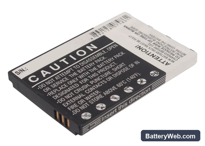 Casio GzOne Ravine 2 Replacement Battery, 3.7V, 1250mAh, Li-ion 4