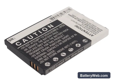 Casio GzOne Ravine 2 Replacement Battery, 3.7V, 1250mAh, Li-ion 4