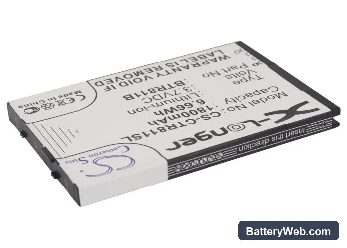 Casio Commando 2 Replacement Battery, 3.7V, 1800mAh, Li-ion 2