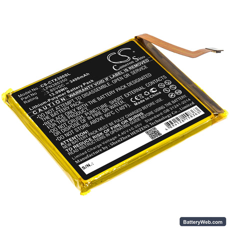 Crosscall Trekker X3 Replacement Battery, 3.85V, 3400mAh, Li-Polymer 1
