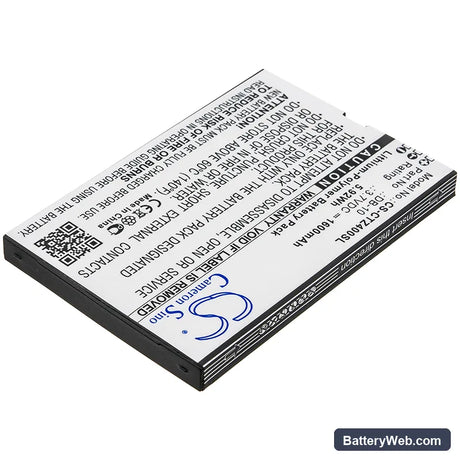Canon Wordtank Z400 Replacement Battery, 3.7V, 1600mAh, Li-Polymer 2