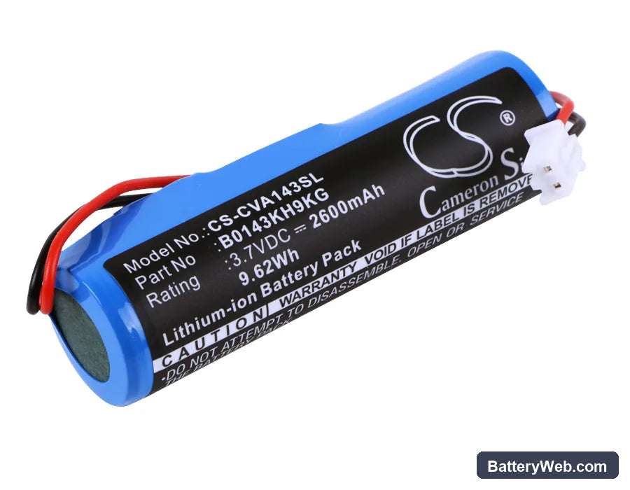 Croove Voice Amplifier Replacement Battery, 3.7V, 2600mAh, Li-ion 1
