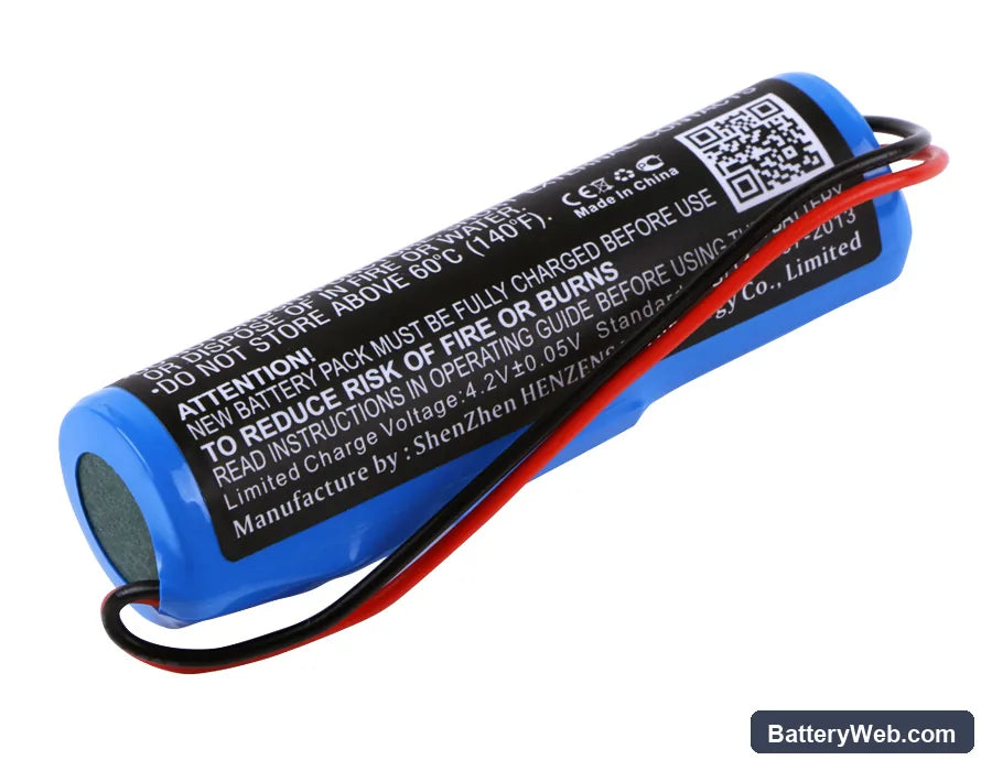 Croove Voice Amplifier Replacement Battery, 3.7V, 2600mAh, Li-ion 4