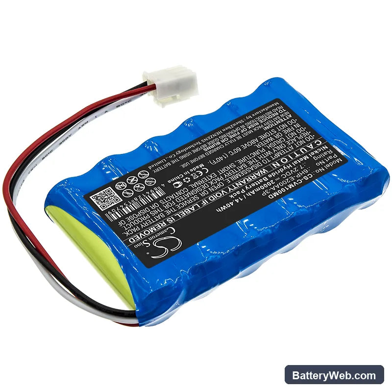 Care Vision OM-100 Replacement Battery, 7.2V, 2000mAh, Ni-MH 2