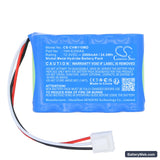 Care Vision MSC-V110 Replacement Battery, 12V, 2000mAh, Ni-MH 3